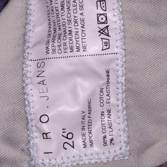 IRO Skinny Distressed Light Blue Jeans - Size 26 - Picture 7 of 13